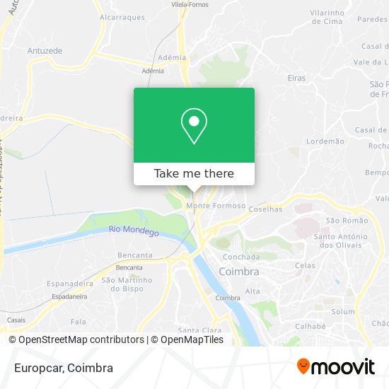 Europcar map