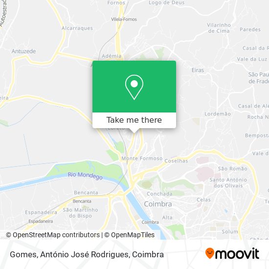 Gomes, António José Rodrigues map
