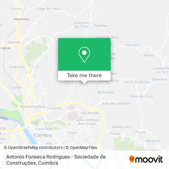 Antonio Fonseca Rodrigues - Sociedade de Construções map