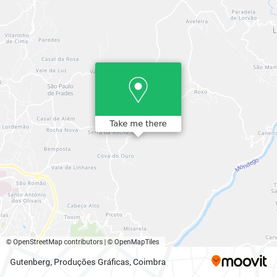 Gutenberg, Produções Gráficas mapa