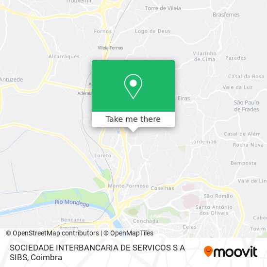 SOCIEDADE INTERBANCARIA DE SERVICOS S A SIBS mapa