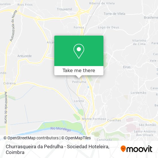 Churrasqueira da Pedrulha - Sociedad Hoteleira map