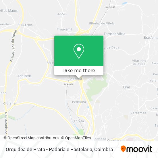 Orquidea de Prata - Padaria e Pastelaria map