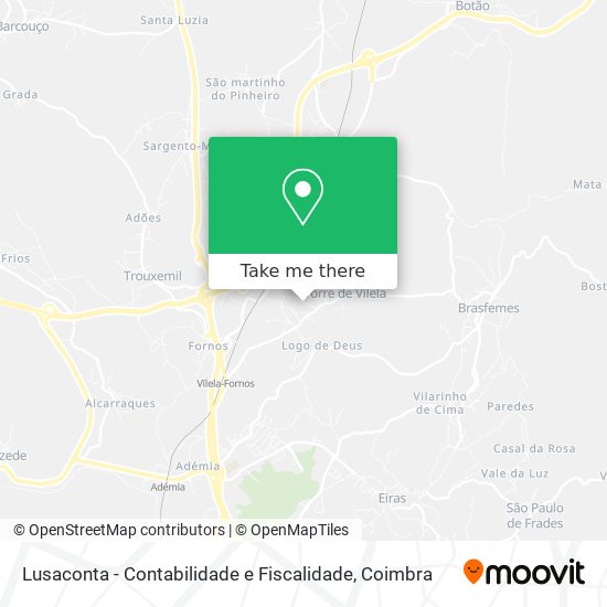 Lusaconta - Contabilidade e Fiscalidade map