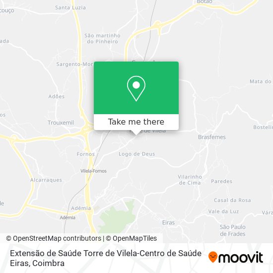 Extensão de Saúde Torre de Vilela-Centro de Saúde Eiras map