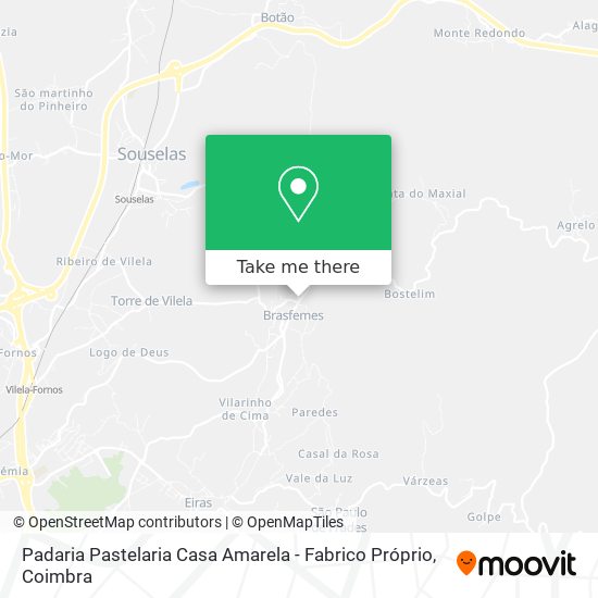 Padaria Pastelaria Casa Amarela - Fabrico Próprio map