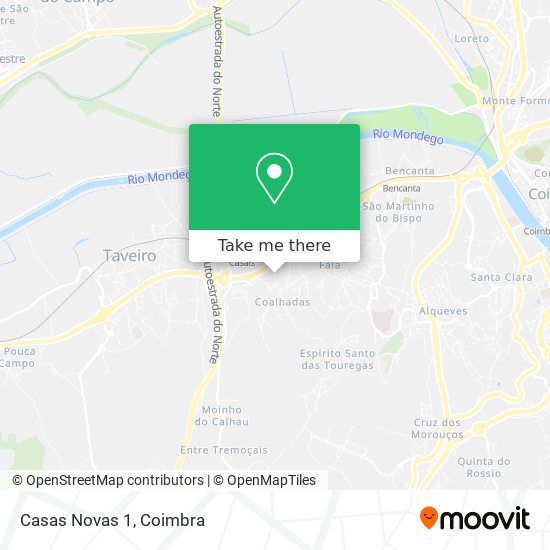 Casas Novas 1 map
