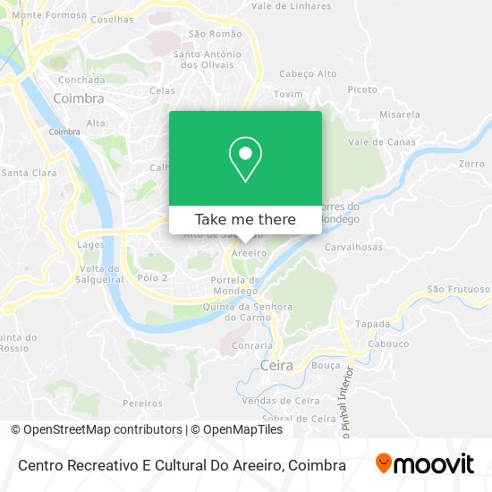 Centro Recreativo E Cultural Do Areeiro map
