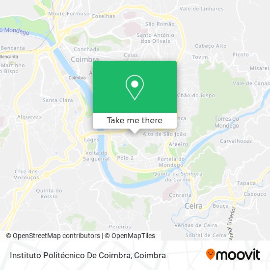 Instituto Politécnico De Coimbra map