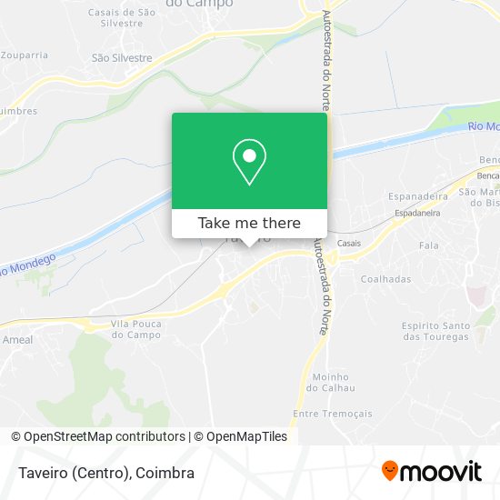 Taveiro (Centro) map