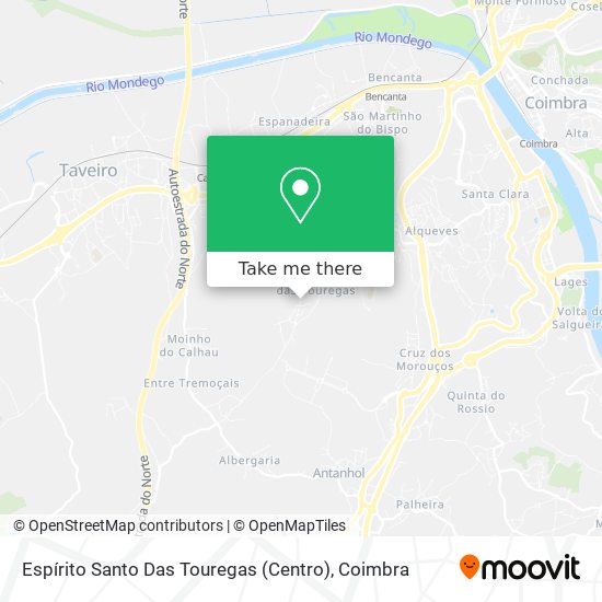 Espírito Santo Das Touregas (Centro) map