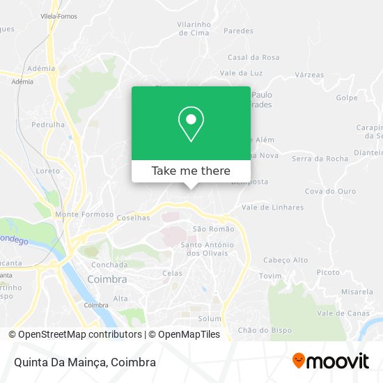 Quinta Da Mainça map