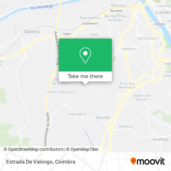 Estrada De Valongo mapa