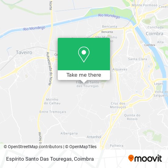 Espírito Santo Das Touregas map