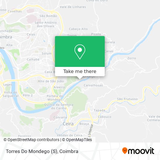 Torres Do Mondego (S) mapa