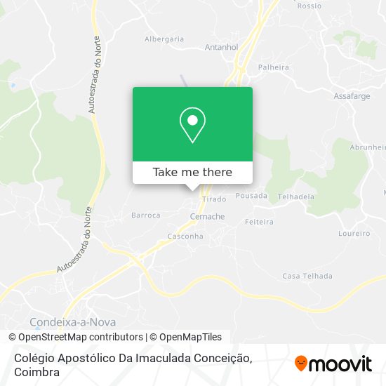 Colégio Apostólico Da Imaculada Conceição mapa