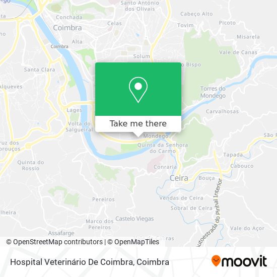 Hospital Veterinário De Coimbra map