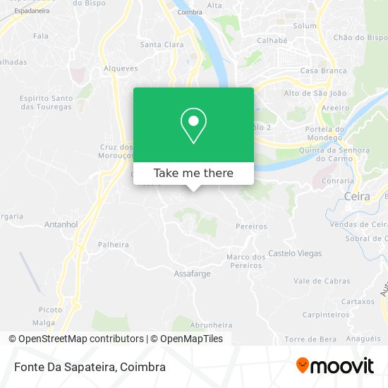 Fonte Da Sapateira map