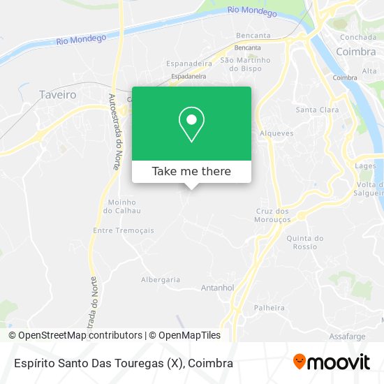 Espírito Santo Das Touregas (X) map