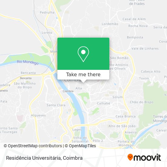 Residência Universitária map