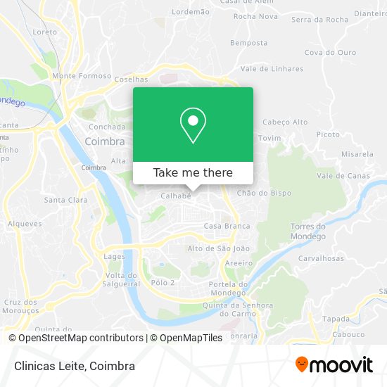 Clinicas Leite map