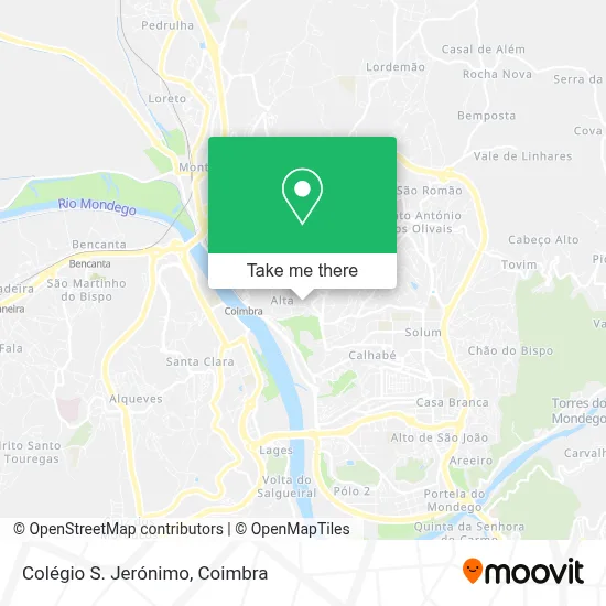 Colégio S. Jerónimo map