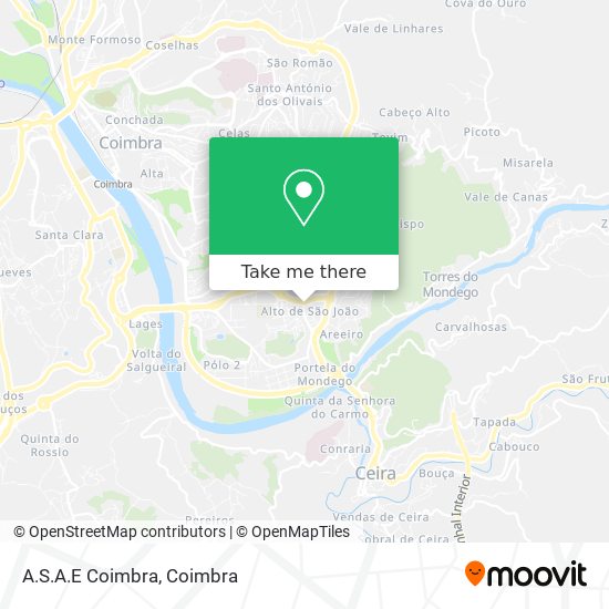 A.S.A.E Coimbra mapa