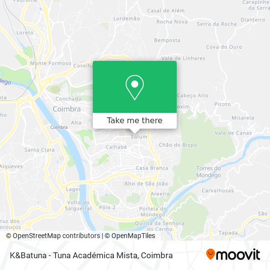 K&Batuna - Tuna Académica Mista mapa