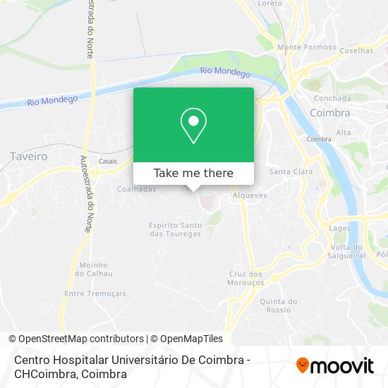 Centro Hospitalar Universitário De Coimbra - CHCoimbra map
