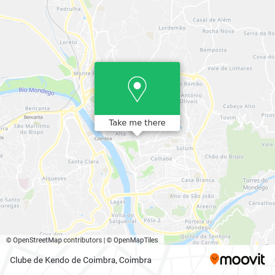 Clube de Kendo de Coimbra map