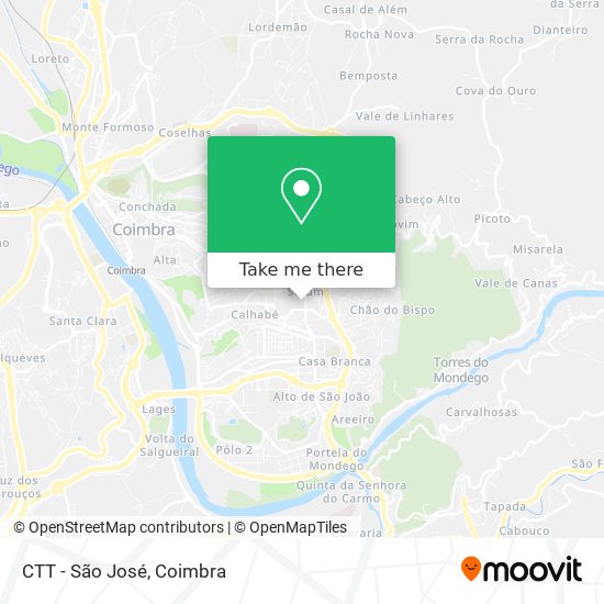 CTT - São José map