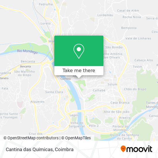 Cantina das Químicas map
