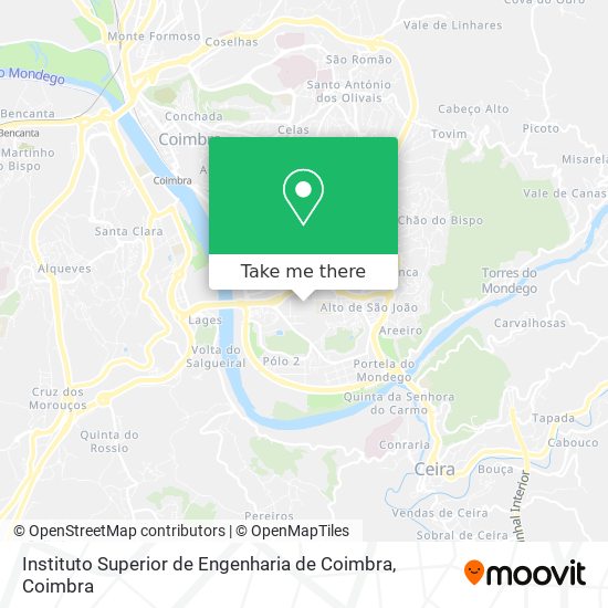 Instituto Superior de Engenharia de Coimbra map