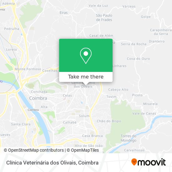 Clínica Veterinária dos Olivais map