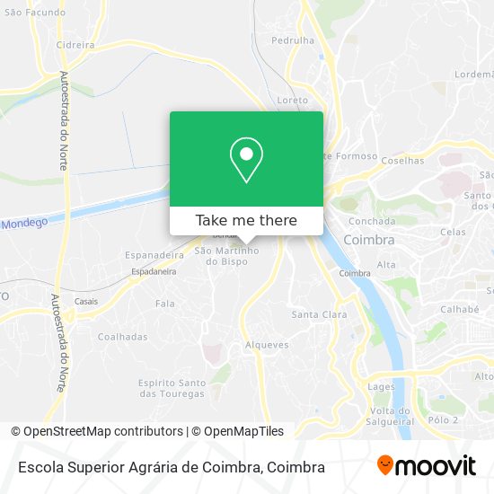 Escola Superior Agrária de Coimbra map