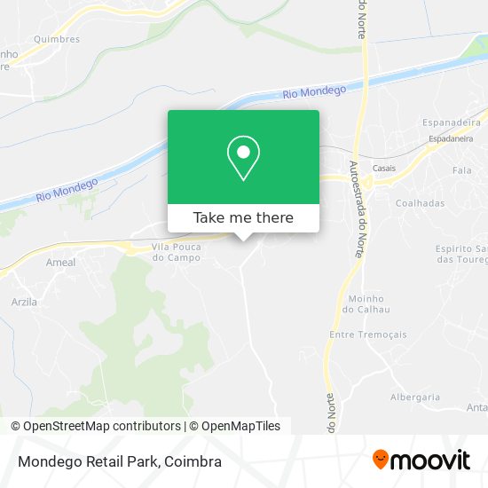 Mondego Retail Park map