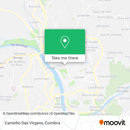 Caminho Das Virgens map