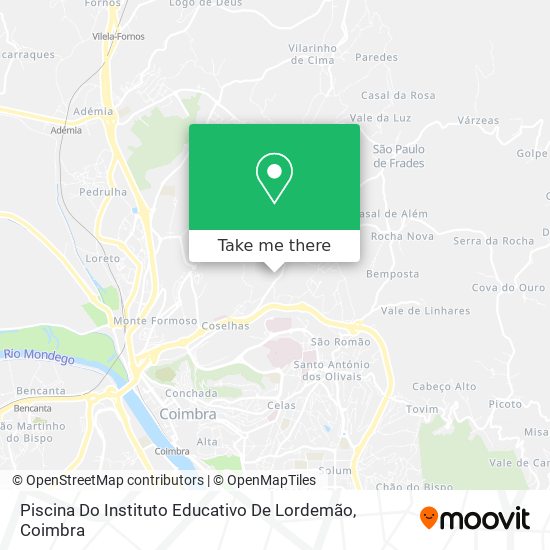 Piscina Do Instituto Educativo De Lordemão map