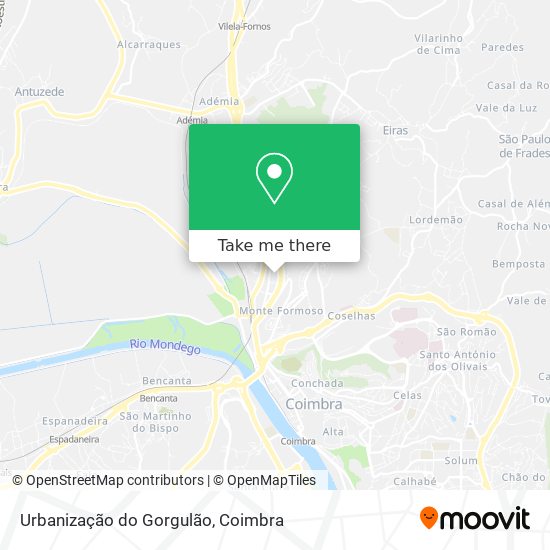 Urbanização do Gorgulão mapa