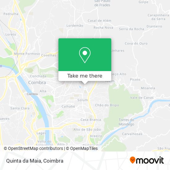 Quinta da Maia map