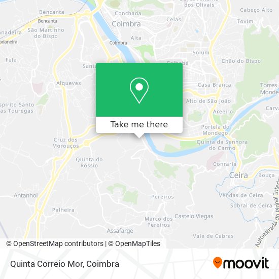 Quinta Correio Mor map