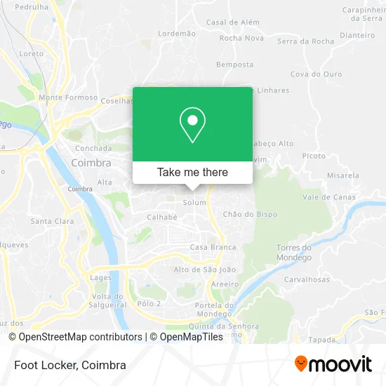 Foot Locker map