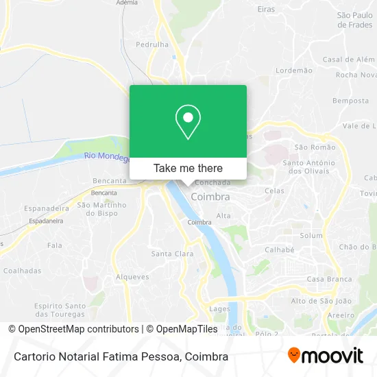 Cartorio Notarial Fatima Pessoa map