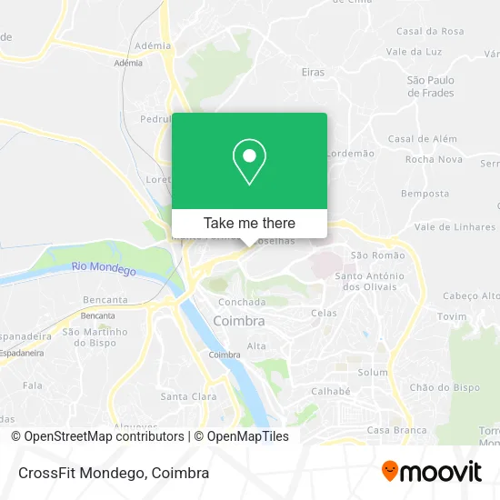 CrossFit Mondego map