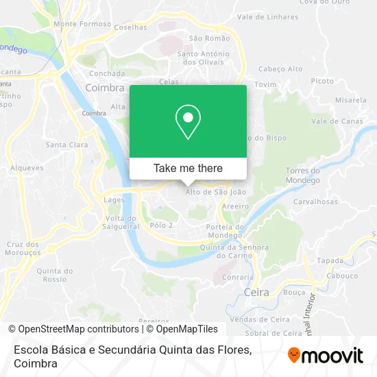 Escola Básica e Secundária Quinta das Flores map