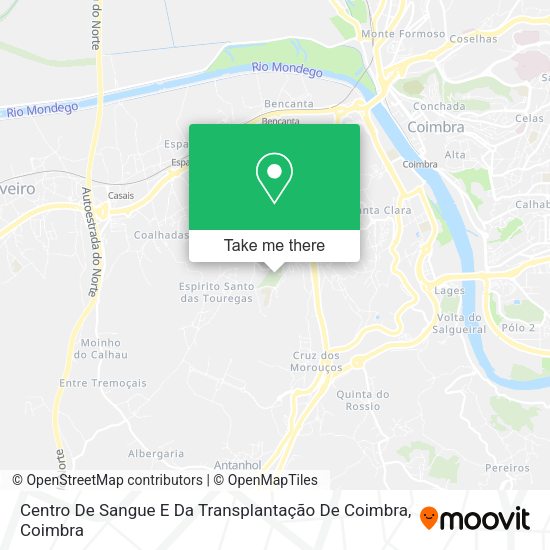 Centro De Sangue E Da Transplantação De Coimbra map