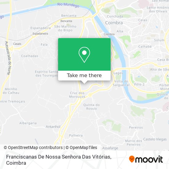 Franciscanas De Nossa Senhora Das Vitórias mapa