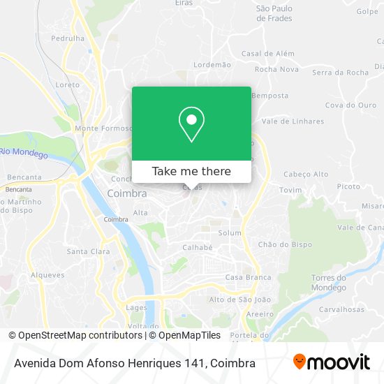Avenida Dom Afonso Henriques 141 mapa