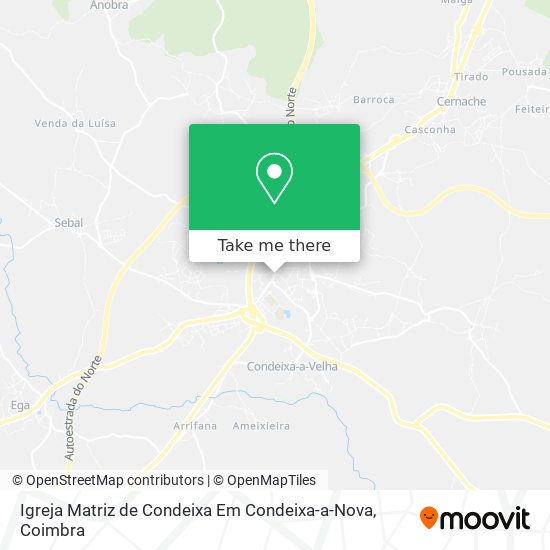 Igreja Matriz de Condeixa Em Condeixa-a-Nova map