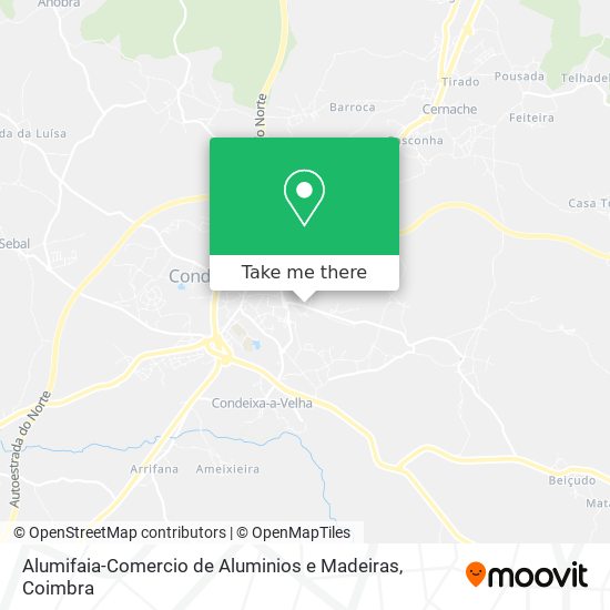 Alumifaia-Comercio de Aluminios e Madeiras mapa